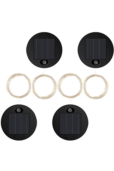 Choice 4pcs 4/2pc Solar Lantern Light Replacement Top LED Solar Panel Lantern...