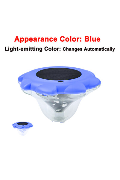 Choice Blue 1PCS Solar Floating Pool Light LED Floating Automatic Color-Chang...