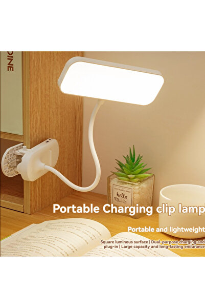 Choice WHITE A dimmable LED desk lamp with adjustable color temperature and b...