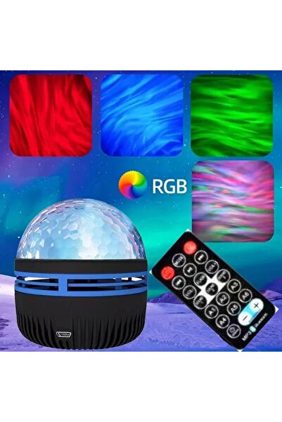 Choice مصباح عرض ضوئي LED لسماء مرصعة بالنجوم على شكل أمواج المحيط، مزود بـ 7...