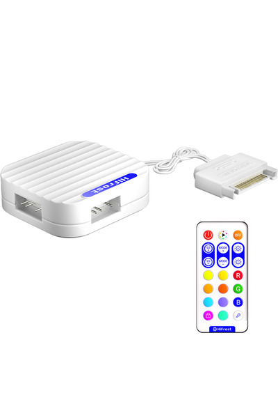 Choice white ARGB 5V 3PIN To SATA Interface Extension Cable Mini Adapter Cont...