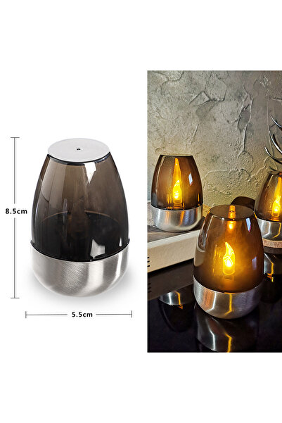 Choice 4 PCS B LED Solar Candles Light Flameless Rechargeable Night Light For...