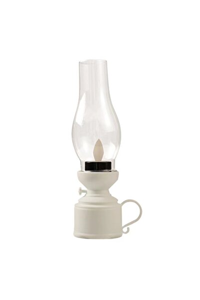 choice2 White Vintage Lantern Retro Design LED Hanging Oil Lamp Battery Opera...