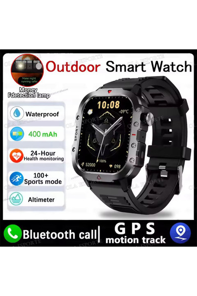 Choice ساعة ذكية جديدة للرجال من نيو بلاك، مزودة بإضاءة LED، وبلوتوث، وميزة ا...