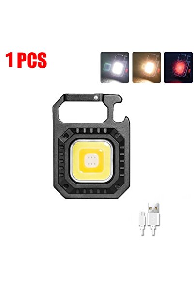 Choice 1pcs Mini LED Flashlight Keychain Multifunctional Portable COB Work Li...