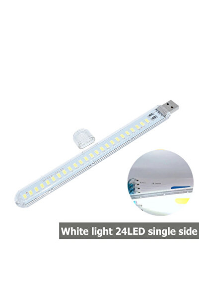 Choice مصباح LED أبيض بـ 24 مصباح LED يعمل بجهد 5 فولت تيار مستمر، مزود بمنفذ...