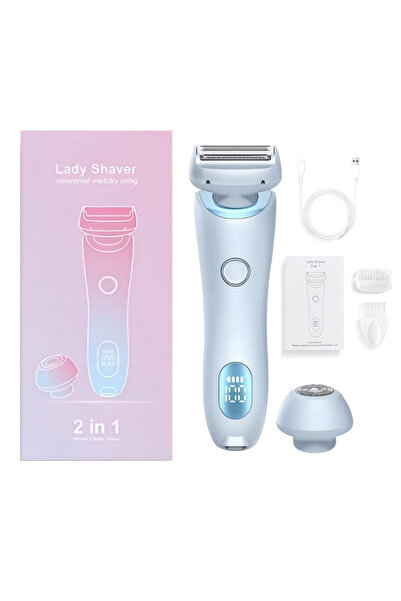 Choice Blue Electric Shaver for Women Painless Lady Razor Facial Hair Remover...