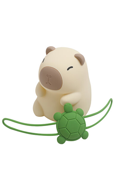 Choice With turtle shell Capybara Cute Night Light Silicone Lamp 7 Colors Dim...