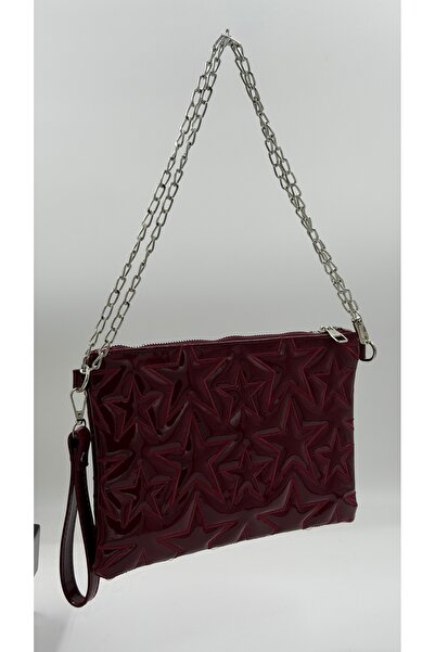 DMG Collection Geantă de mână și de umăr Starry pentru femei, cu detaliu lanț...