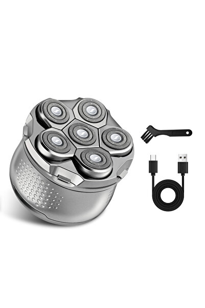 Choice ماكينة حلاقة كهربائية فضية اللون للرجال، أداة تشذيب اللحية، ماكينة حلا...