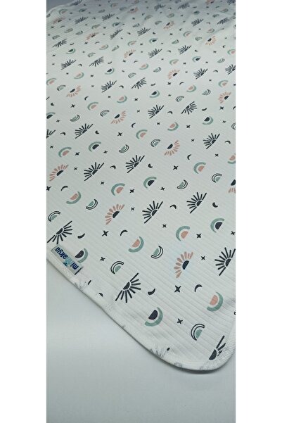 minnakya Cotton Single Layer Piping Combed Cotton Newborn Baby Blanket Stroll...