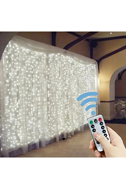 Choice سلسلة إضاءة LED بيضاء بطول 6 أمتار، 200 مصباح LED، 3 أمتار × 2 متر، من...