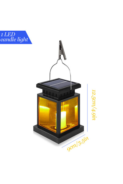 Choice فانوس أرضي خارجي يعمل بالطاقة الشمسية، بتصميم كلاسيكي، يُضفي أجواءً دا...