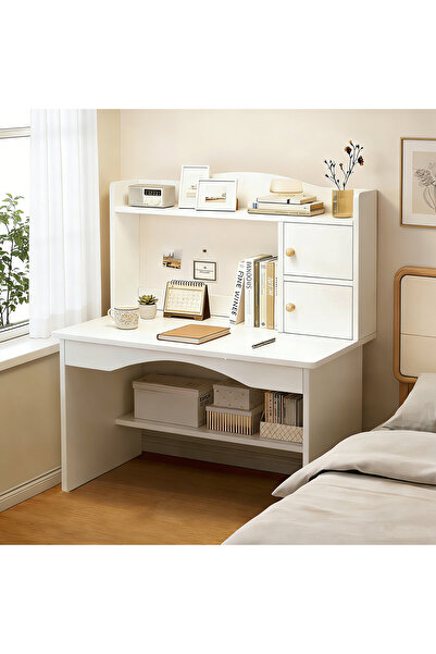 EqiEch Modern Multifunctional Home Office Desk for Computers and Writing with...