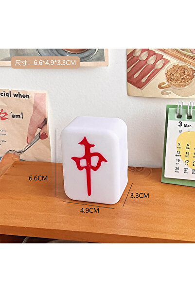 Choice1 Red Small Chinese Mahjong Night Light Soft Light Eye Protection LED L...