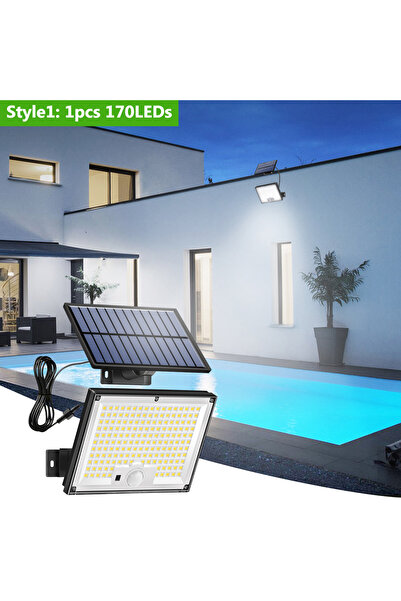 Choice 1pcs 172led Solar Motion Sensor Outdoor Flood Lights with 400/172 Brig...