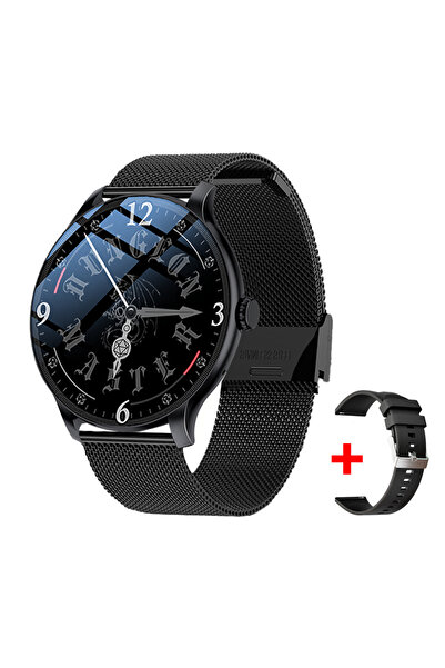 Choice ساعة ذكية جديدة من لاكساسفيت 2025، لون أسود، شاشة لمس كاملة عالية الدق...