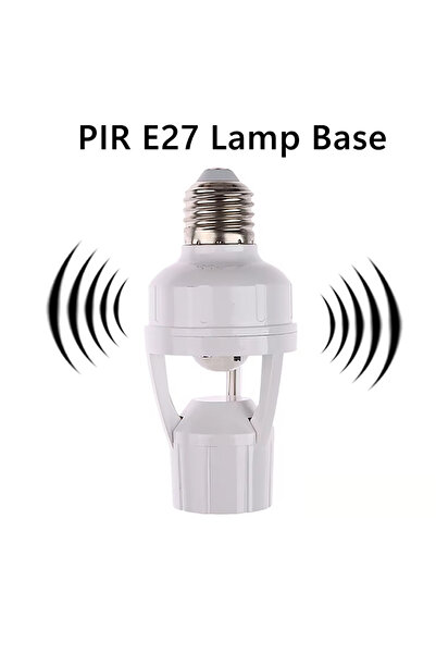 Choice 1pc Smart Motion Sensor Light Bulb Holder E27 PIR Induction Sensor Ada...