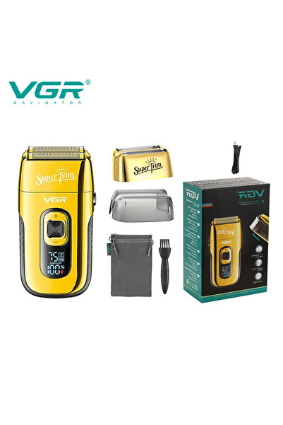 Choice 332 golden usb VGR 332 Electric Razor Electric Shaver Rechargeable Sha...