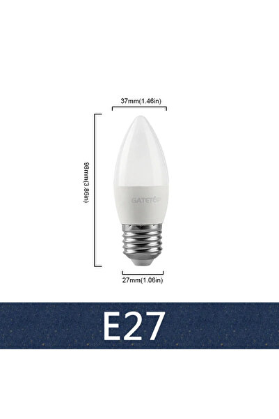Choice مصباح LED موفر للطاقة، 7 واط، يعمل بجهد 220-240 فولت تيار متردد، بإضاء...