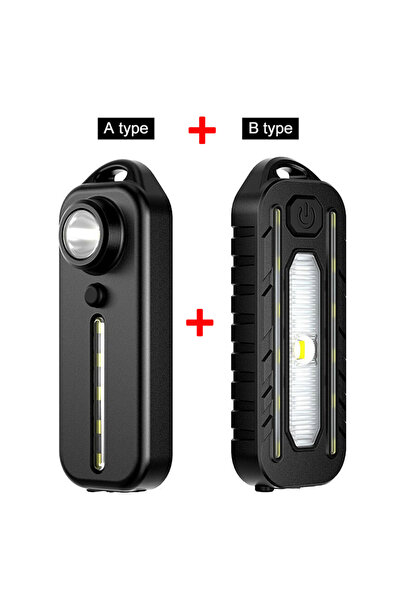 Choice مصباح شرطة LED أحمر وأزرق من النوعين A وB، مزود بمشبك، قابل لإعادة الش...