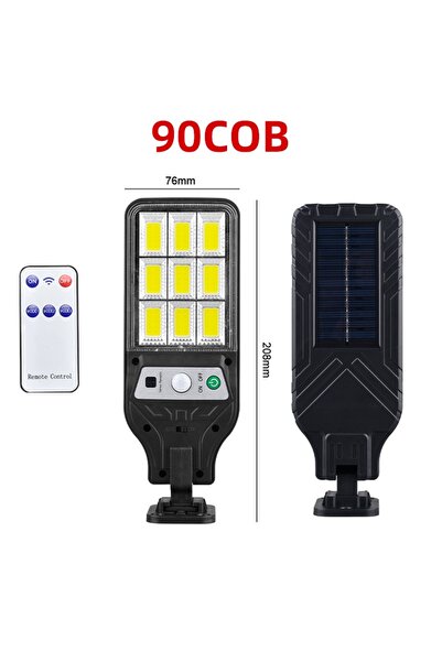 Choice1 إضاءة COB 90 320 °   مصباح شمسي خارجي يعمل بالاستشعار، إضاءة جدارية م...