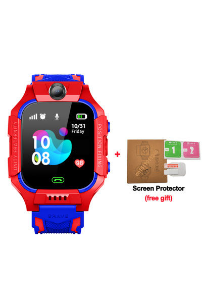 Choice ساعة ذكية للأطفال من ريد كي جي جي كيو 19، تدعم شريحة SIM، مزودة بكامير...