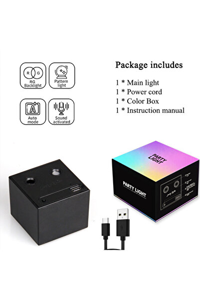Choice جهاز عرض ليزر قابل لإعادة الشحن بألوان الأحمر والأخضر والأزرق، مزود بـ...