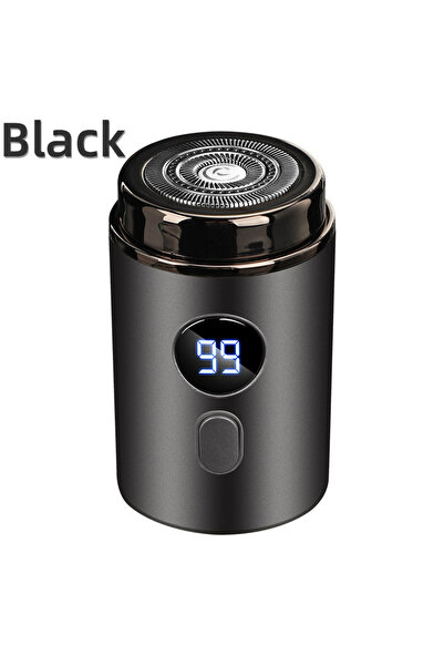 Choice ماكينة حلاقة كهربائية صغيرة سوداء للرجال قابلة لإعادة الشحن من النوع C...