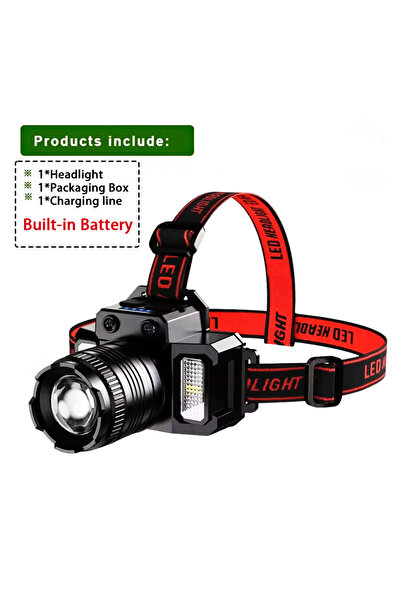 Choice1 مصباح أمامي LED دوار قابل للتكبير/التصغير محمول F-T51، قابل لإعادة ال...