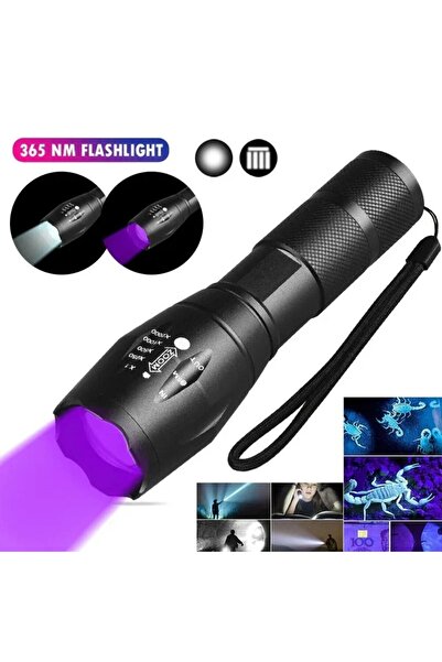 Choice مصباح يدوي بالأشعة فوق البنفسجية قابل لإعادة الشحن من النوع C، 395 نان...