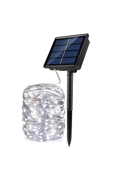 Choice 300LED 30m White 50-300 LED Solar Christmas String Lights Fairy Garden...