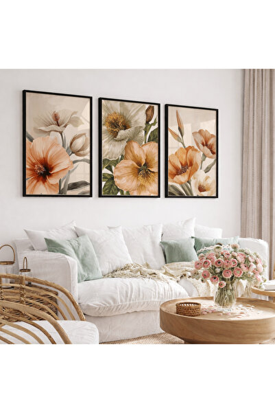 TekTablo Çerçeveli Tablo Seti 3 Parça Tablo
