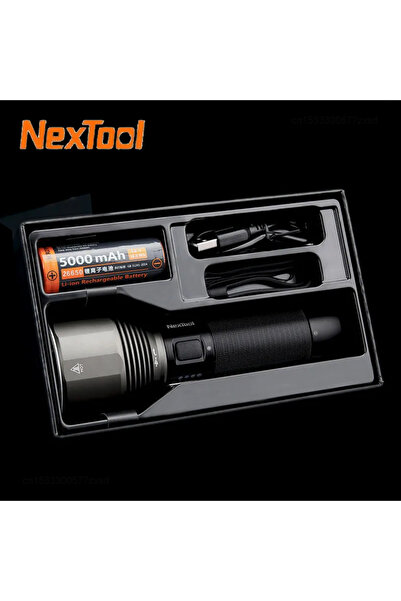 Mijia مصباح يدوي قابل لإعادة الشحن من نيكستول، أسود اللون، قابل لتغيير اللون،...