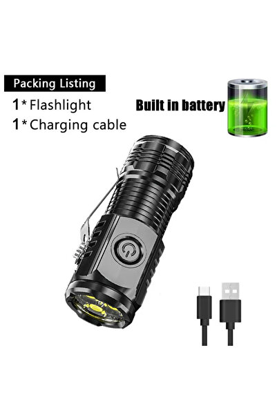 Choice Black 1PC Super Bright Mini 3LED Flashlight With Pen Clip And Tail Mag...