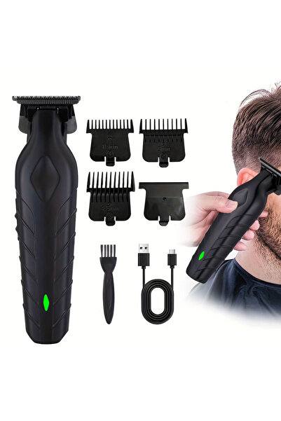 Choice مجموعة ماكينة حلاقة شعر رجالية سوداء - بطارية ليثيوم قابلة لإعادة الشح...