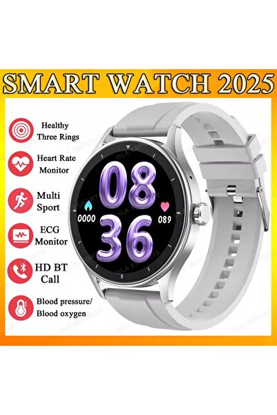 Choice ساعة ذكية بيضاء موديل 2026، مناسبة للرجال والنساء، هدية مثالية للرياضة...