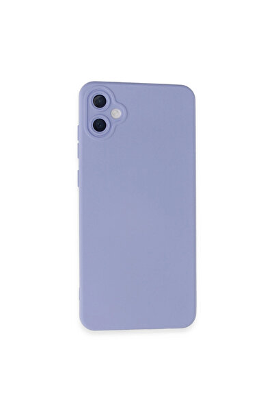 eco port حافظة سامسونج جالاكسي A05 من السيليكون المخملي الداخلي - أرجواني