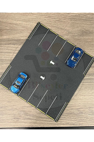 Bi'şeyler Sepeti 1:64 Diorama Garaj Parking Diecast - ARAÇ DAHİL DEĞİLDİR.