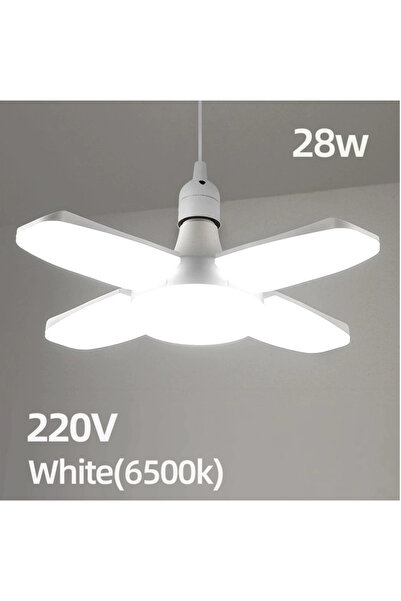 Choice 220V 28W Fan Shape LED Bulb E27 LED Lamp Foldable AC220V Light Bulbs F...