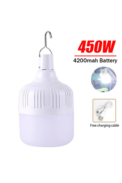 Heinast 1Pc upgrade 450W New Portable Lanterns High Power USB Rechargeable LE...