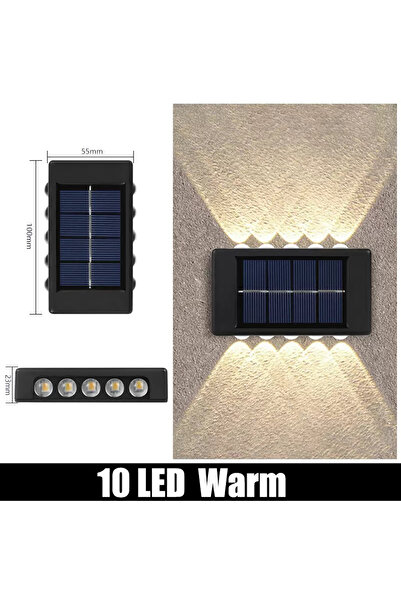 Choice 10 LED Warm-1PC 1pc 6-10 LEDs Solar Outdoor Wall Decorative Landscape ...
