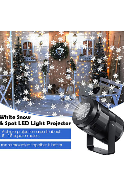 Choice Snowflake Projection USB Power Christmas Projector Lights LED Fairy Li...