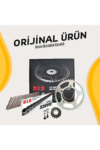 DID SET Dıd Bajaj Dominar 250 Zincir Dişli Seti (2020-2025) O-Ringli Zincir (...