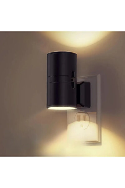 Choice مصباح ليلي LED قابل للتعتيم، يعمل بالكهرباء، مزود بمستشعر من الغسق إلى...