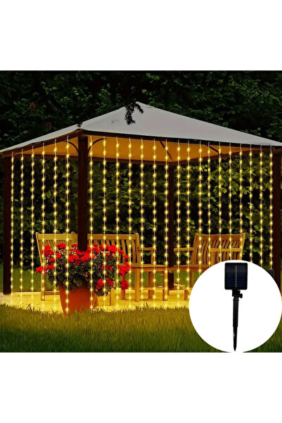 Choice ستارة إضاءة شمسية LED بيضاء دافئة، 6 أمتار × 3 أمتار (600 مصباح LED)، ...