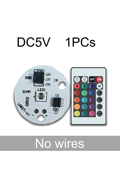 Choice لوحة إضاءة LED RGB لاسلكية بقدرة 3 واط وجهد 5 فولت، مصدر إضاءة متدرج ا...