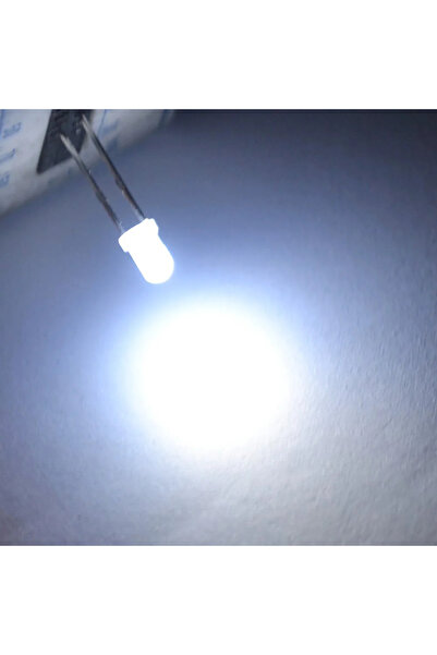 Choice 1000 قطعة من مصابيح LED بيضاء منتشرة، مقاس 3 مم، بإضاءة بيضاء دافئة، ب...