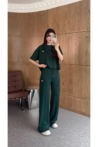 HAZELANNA Green Double Modal Set