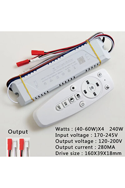 Choice (40-60W)X4 240W 2.4G Intelligent LED driver APP remote control power s...